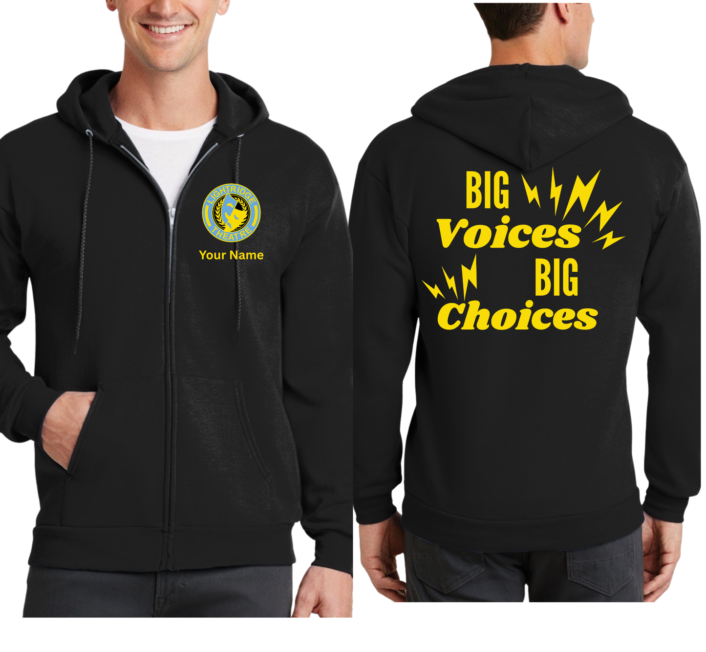 Lightridge Theatre Actor/Tech Hoodie